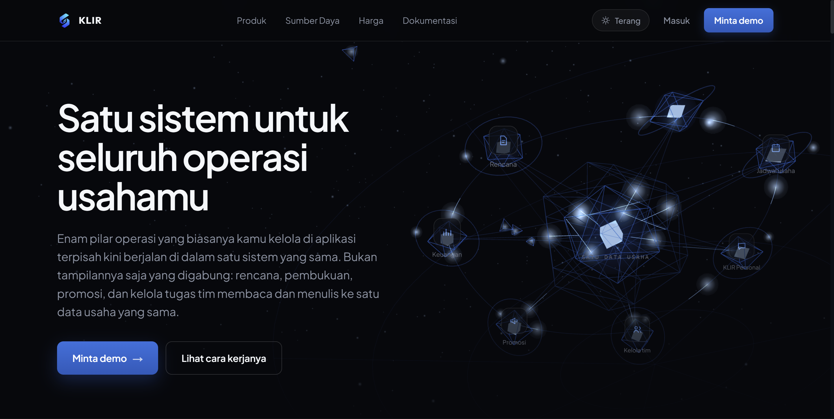 Sistem Company Profile — Preview
